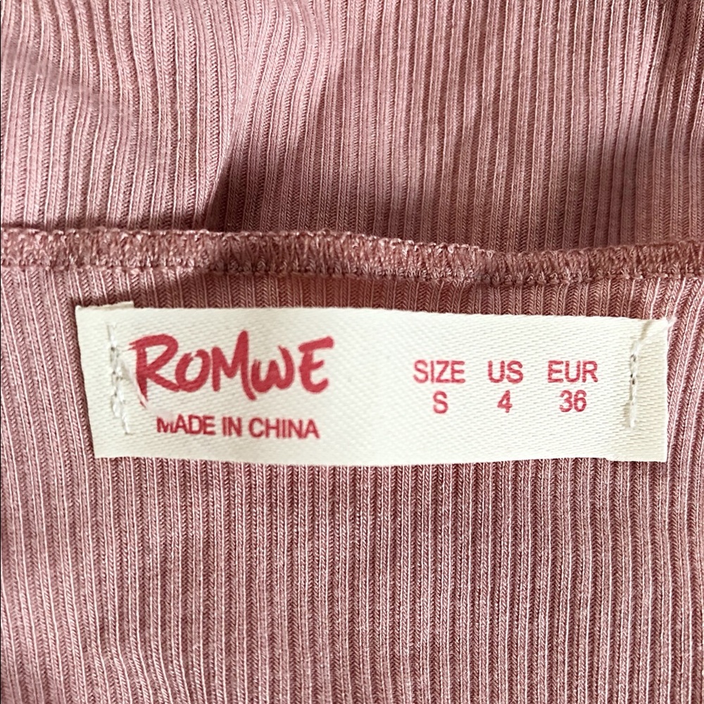 ROMWE Pink Short Top - Picture 8 of 9